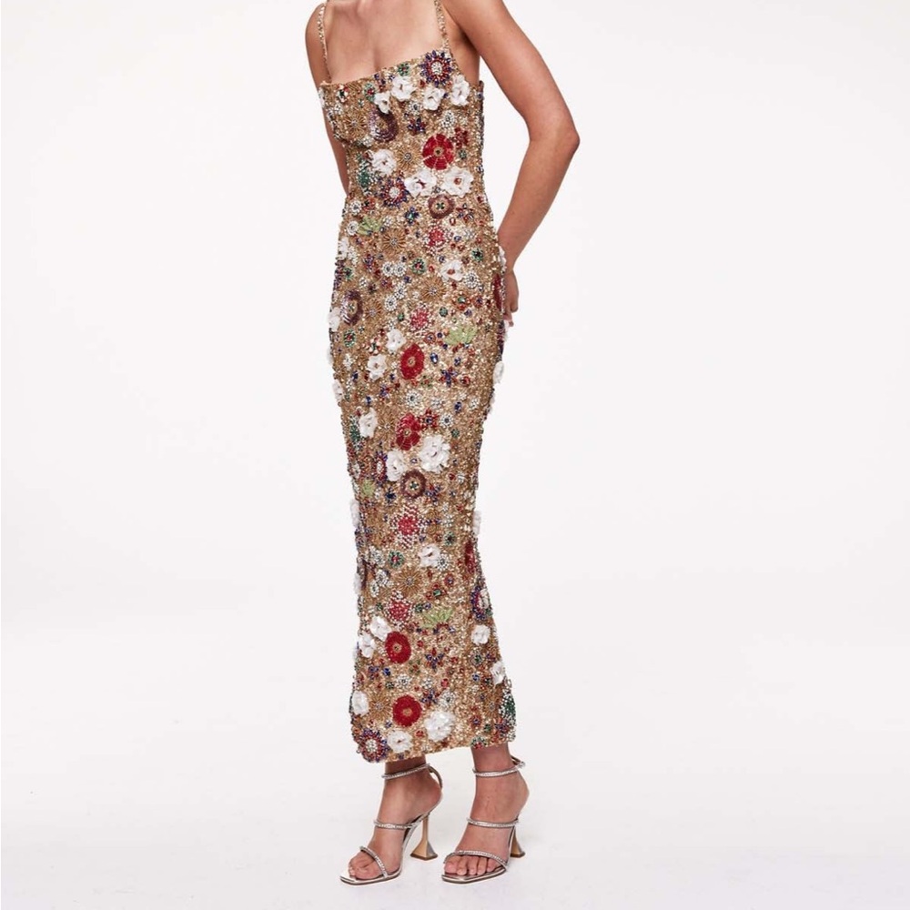 Rachel gilbert ankle length dress/gown size 2